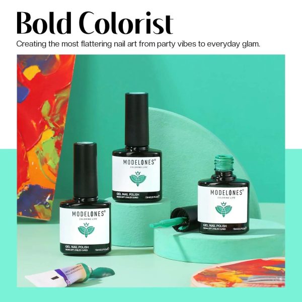 Stay Positive - Modelones Gel Nail Polish Inspire Gel 15ml on Sale - Image 4