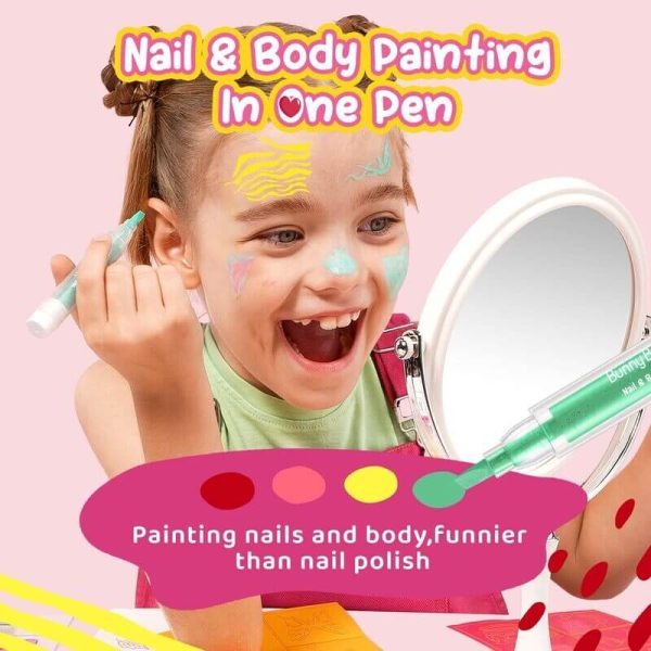 4 Colors - Modelones Children s Nail Art Pen【US ONLY】 Online - Image 3