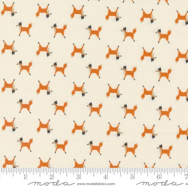 Woodland Wonder Fox Trot Cloud Yardage by Gingiber for Moda Fabrics | 48394 11 Online